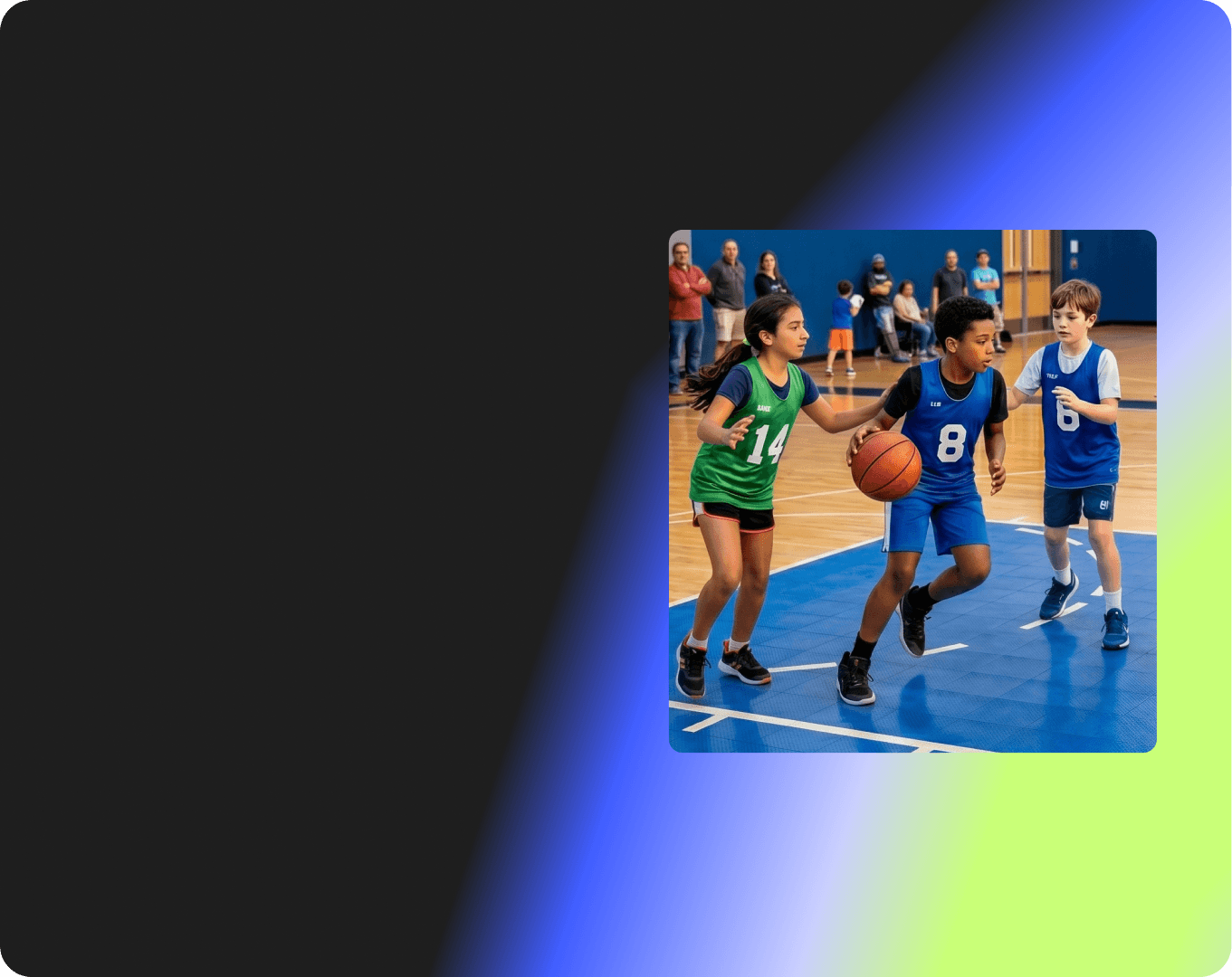 AZ Basketball - young athletes on the court